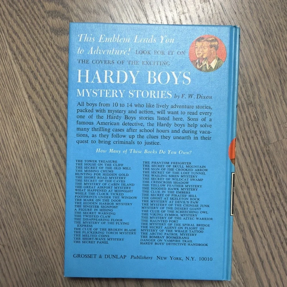 Hardy Boys 17 The Secret Warning Dixon 1966 HC‎ VG++ Blue Spine